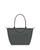 Longchamp | Le Pliage Green Medium Recycled Shoulder Tote, 颜色Graphite