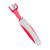 颜色: pink, Pet Life | Pet Life  'Denta-Clean' Dual-Sided Action Bristle Pet Toothbrush
