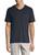 商品Vince | V Neck Cotton Tee颜色COASTAL_BLUE