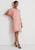 color ROSE TAN, Ralph Lauren | Asymmetrical Georgette Dress