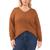 color Toasted, Vince Camuto | Plus Size Cozy Scoop Neck Long Sleeve Sweater