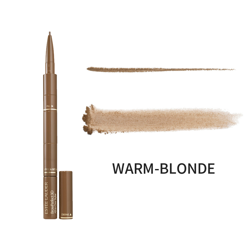 颜色: WARM-BLONDE, Estée Lauder | 雅诗兰黛三合一多功能造型眉笔 1.75ml 防水防汗不掉色