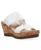 颜色: White, Anne Klein | Women's Rikki Double Band Wedge Sandals