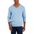 商品Club Room | Men's Solid V-Neck Merino Wool Blend Sweater, Created for Macy's颜色Pale Glass
