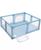 颜色: Blue, Costway | Toddler Playpen Extra Large Activity Center Safety Play Yard w/ Gate
