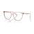 BVLGARI | Women's Square Eyeglasses, BV4219 55, 颜色Transparent Pink