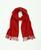 Brooks Brothers | Cashmere Fringed Scarf, 颜色Red