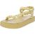 商品Sam Edelman | Circus by Sam Edelman Womens Harlene Faux Leather Ankle Strap Flatform Sandals颜色Light Yellow