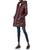 Calvin Klein | Women's Hooded Chevron Packable Down Jacket (Standard and Plus), 颜色Shine Wine
