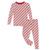 颜色: Crimson Candy Cane Stripe, KicKee Pants | Long Sleeve Pajama Set (Toddler/Little Kids/Big Kids)