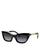 商品Burberry | Cat Eye Sunglasses, 51mm颜色Black/Gray Gradient