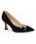 颜色: Black Suede, Nine West | Women's Jella Pointy Toe Embellished Dress Pumps