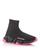 商品Balenciaga | Women's Speed 2.0 Knit High Top Sock Sneakers颜色Noir/Pink