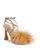Sam Edelman | Women's Layton Embellished Pom Pom Ankle Strap High Heel Sandals, 颜色Warm Blush