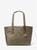 color OLIVE, Michael Kors | The Michael Large Animal Print Logo Tote Bag