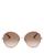 color Gold/Brown, Chloé | Women's Round Sunglasses, 60mm