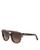 商品Dior | DiorMidnight R1I Butterfly Sunglasses, 54mm颜色Dark Havana/Brown Gradient