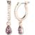 颜色: Pink, Givenchy | Crystal Huggie Hoop Small Drop Earrings