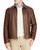 商品第2个颜色Brown, Ralph Lauren | Maxwell Lambskin Leather Zip Jacket