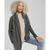 Charter Club | Women's 100% Cashmere Open-Front Cardigan, Created for Macy's, 颜色Heather Cinder