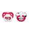 颜色: Red/White, NUK | Mickey Mouse Orthodontic Pacifiers, 2 Pack