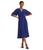 Ralph Lauren | Belted Georgette Dress, 颜色Blue Yacht