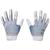 商品Under Armour | Under Armour Blur LE Receiver Gloves - Men's颜色White/Carolina Blue/Metallic Silver