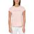 商品Calvin Klein | Calvin Klein Womens Rhinestone Crewneck T-Shirt颜色Blush