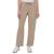 商品Calvin Klein | Women's Cotton Crepe Drawstring-Waist Pants颜色Suede