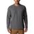 商品Columbia | Men's Pine Peak II Waffle-Knit Long Sleeve T-Shirt颜色City Grey Heather