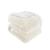 颜色: Ivory, Superior | Jacquard Lattice Reversible Fleece Plush Sherpa Blanket