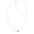 颜色: Silver, Tommy Hilfiger | Enamel Heart Necklace in 18K Carnation Gold Plated