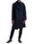 商品第3个颜色NAVY, Karl Lagerfeld Paris | Double Breasted Trench Coat