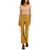 color Marigold, Self Esteem | Juniors' Plaid Jacquard Flared-Leg Pants