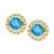 商品第14个颜色Blue Topaz/Yellow Gold, Macy's | Opal Stud Earrings (1/3 ct. t.w.) in 10k Gold (Also in Amethyst, Citrine, Rhodolite Garnet, Aquamarine, Opal & Blue Topaz)