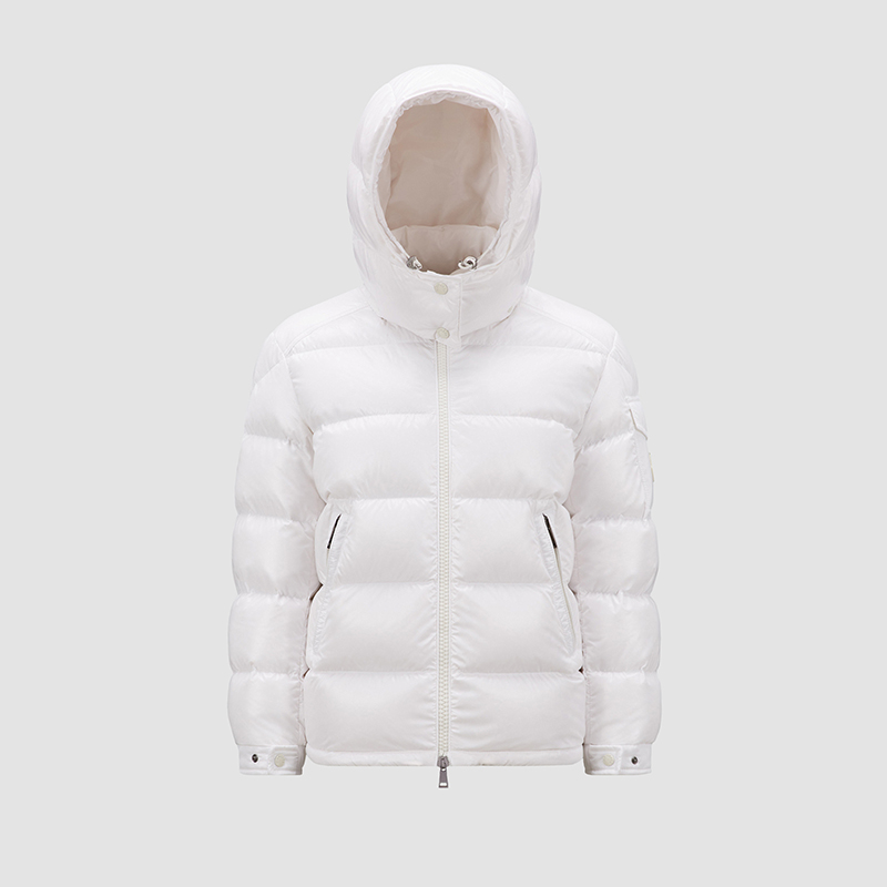 颜色: 灰白色, Moncler | 蒙口 MAIRE系列女士灰白色短款羽绒服 J20931A0014268950032（三色可选）