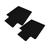 商品第1个颜色Black, Mind Reader | 9-to-5 Collection, Office Chair Mat, Anti-Skid Floor Protector, 47.5"x 35.5", Set of 2