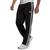 商品Adidas | Men's Primegreen Essentials Warm-Up Open Hem 3-Stripes Track Pants颜色Black/White