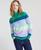 颜色: Peacock Green Combo, Charter Club | Women's Striped 100% Cashmere Turtleneck Sweater, Created for Macy's