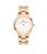 商品Daniel Wellington | 36 mm Iconic Link Bracelet Watch颜色Rose Gold/White