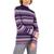 商品Karen Scott | Women's Striped Cotton Mock Neck Sweater, Created for Macy's颜色Cassis Marl Combo