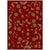 颜色: Red, KM Home | CLOSEOUT! Pesaro Flores 7'9" x 11' Area Rug