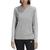 商品Adidas | Women's Essentials 3-Stripes Long-Sleeve Top颜色Medium Grey Heather/white