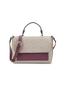 商品Calvin Klein | Odette Monogram Satchel颜色IVORY_PURPLE