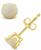 颜色: Yellow Gold, Macy's | Opal (5/8 ct. t.w.) Stud Earrings in 14K White or Yellow Gold