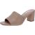 color Desert Sand Nappa Smooth, Calvin Klein | Calvin Klein Womens Carisma Leather Slip-On Heel Sandals