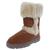 商品Style & Co | Style & Co. Womens Witty Suede Faux Fur Casual Boots颜色Chestnut