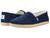 商品TOMS | Alpargata on Rope颜色Navy Woven