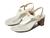 商品Ralph Lauren | Westcott Tumbled Leather Sandal颜色Vanilla