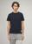 color Navy, Thom Browne | Intarsia Band Cotton Jersey T-shirt